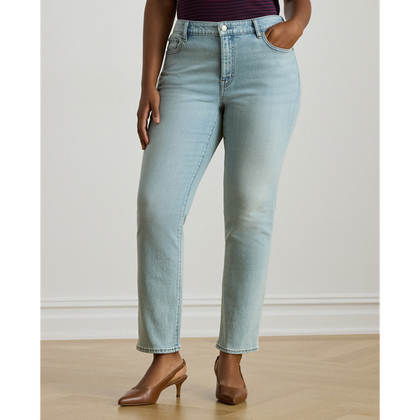 Casseah Wash Mid-Rise Straight Ankle Jean Lauren Woman 4