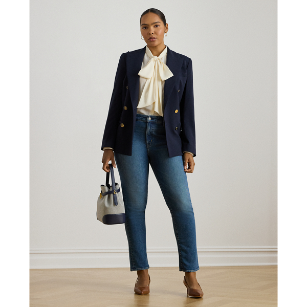 Georgette Tie-Neck Blouse