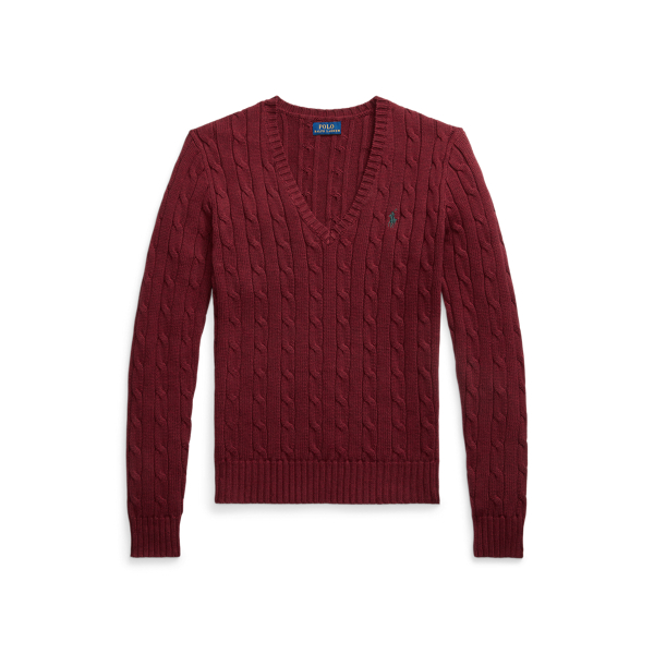 Zopfpullover mit V-Ausschnitt Polo Ralph Lauren in 1