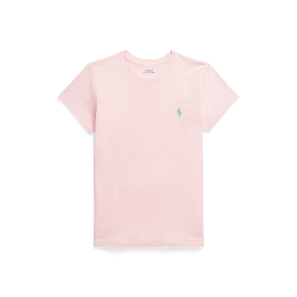 Katoenen jersey T-shirt met ronde hals