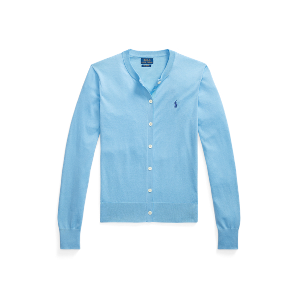 Cotton Crewneck Cardigan