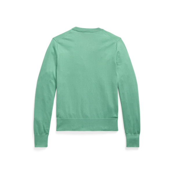 Haven Green Cotton Crewneck Cardigan Polo Ralph Lauren 2