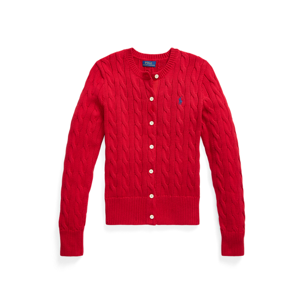 Cable-Knit Cotton Cardigan