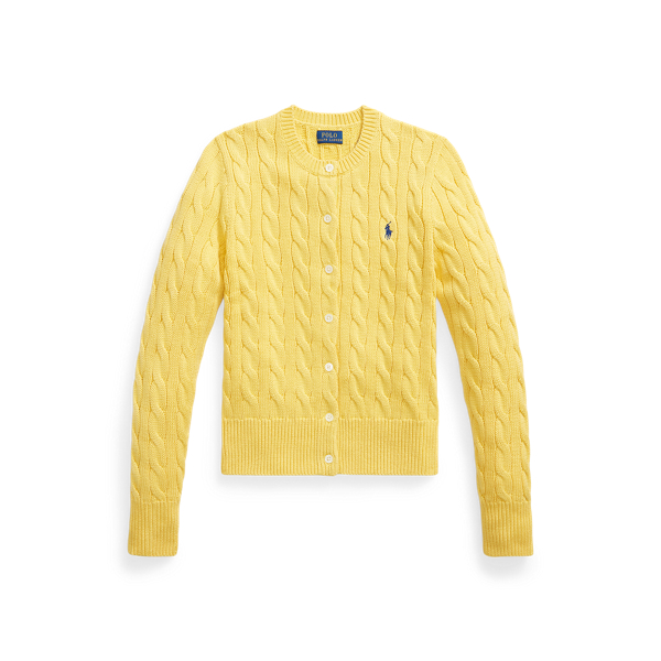 Cable-Knit Cotton Cardigan