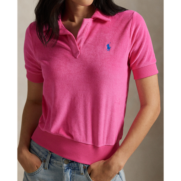 Polo Ralph Lauren 粉色 毛巾布 Polo 衫 5