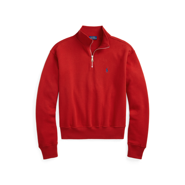 Pull demi-zipp&eacute; en molleton Polo Ralph Lauren en 1
