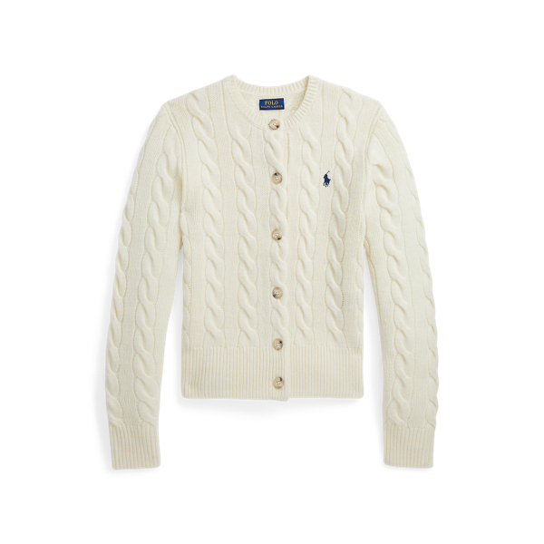 Cable-Knit Wool-Cashmere Cardigan Polo Ralph Lauren 1