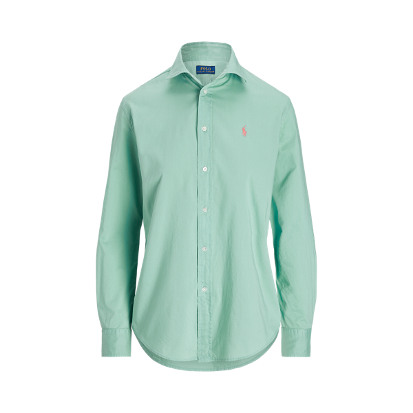Camisa sarja algod&atilde;o corte descontra&iacute;do