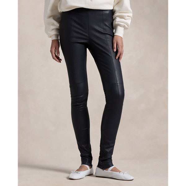 The Lambskin Side-Zip Pant