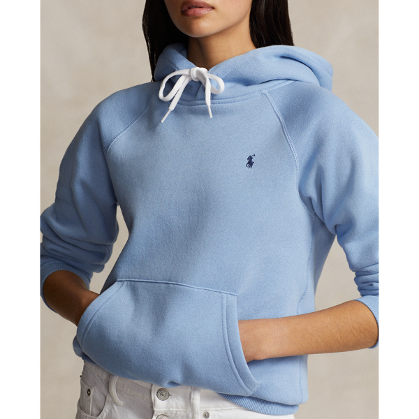 Shrunken Fit Fleece Hoodie for Women | Ralph Lauren® CL