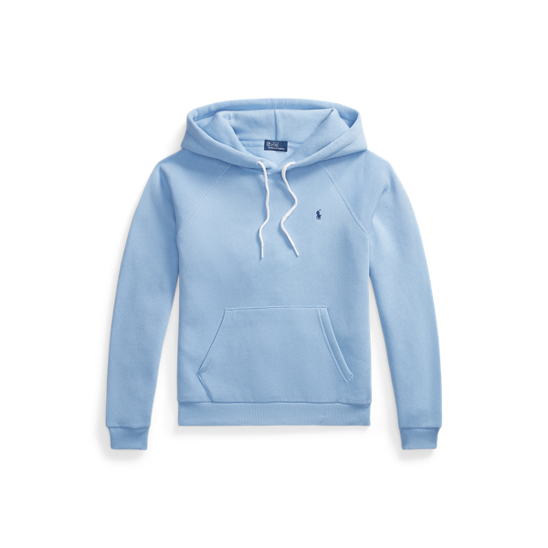 Shrunken-Fit Kapuzenpullover aus Fleece Polo Ralph Lauren in Chambray Blue 2