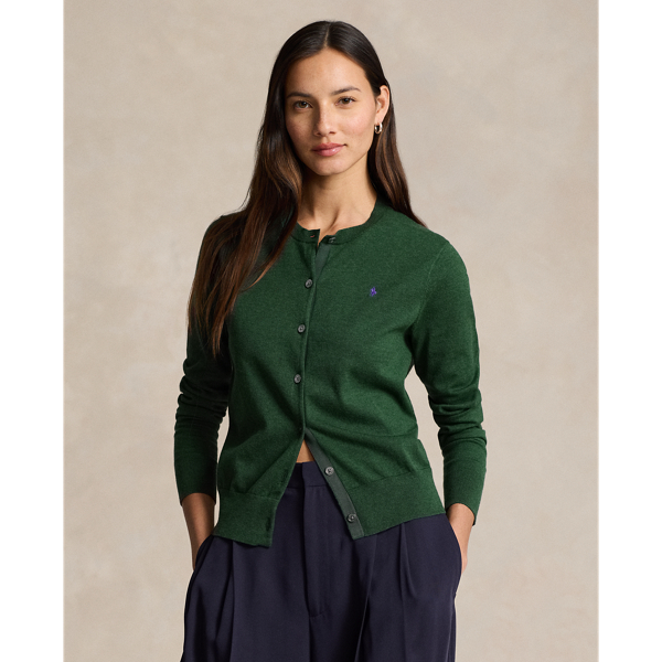 Ralph lauren green cardigan best sale