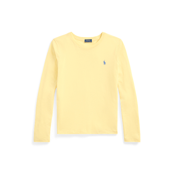 Lang&auml;rmliges Rundhals-T-Shirt aus Jersey Polo Ralph Lauren in 1