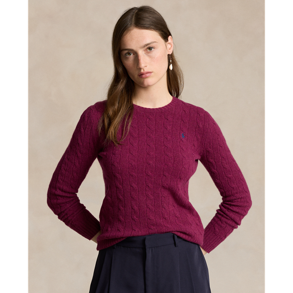 Cable-Knit Wool-Cashmere Sweater