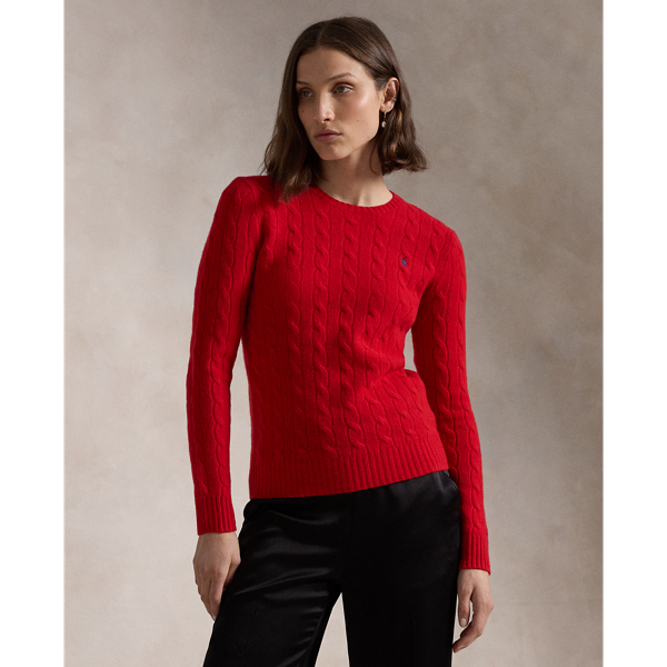 Ralph lauren cable knit sweater women best sale