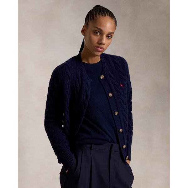 Ralph lauren blue sweater women's hotsell