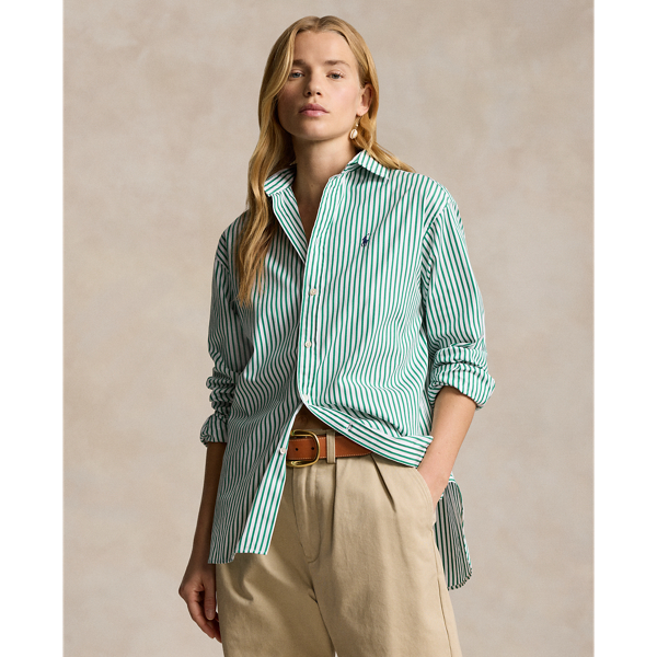 Ralph lauren ladies striped shirt best sale