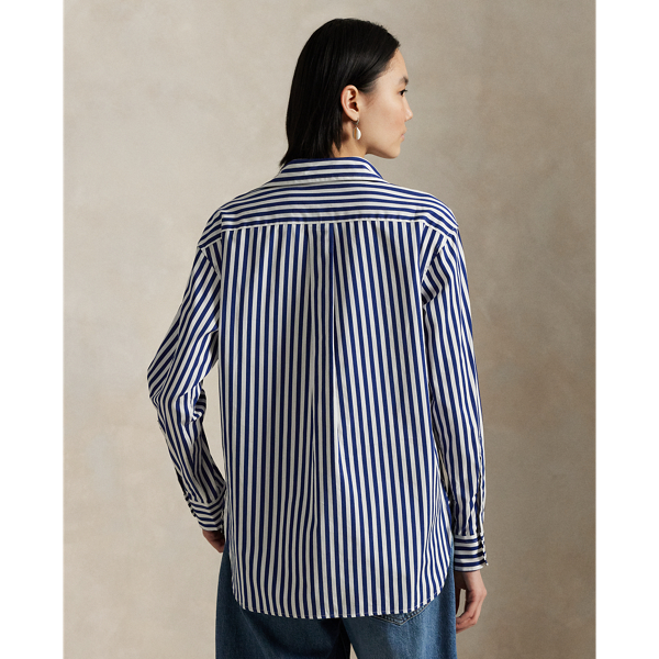 Relaxed Fit Striped Cotton Shirt | Ralph Lauren