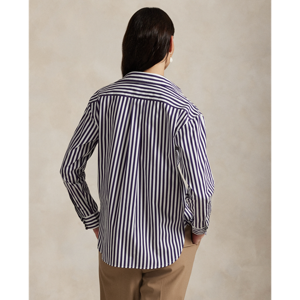 ラルフローレン　カントリー ティッキングストライプ Striped Cotton Shirt