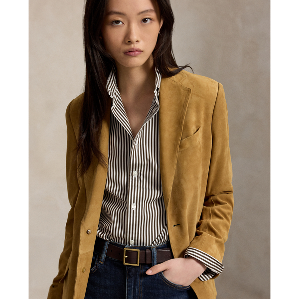 Relaxed Fit Striped Cotton Shirt
