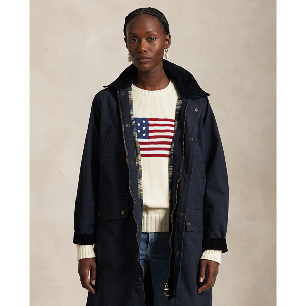 Long utility jacket on sale