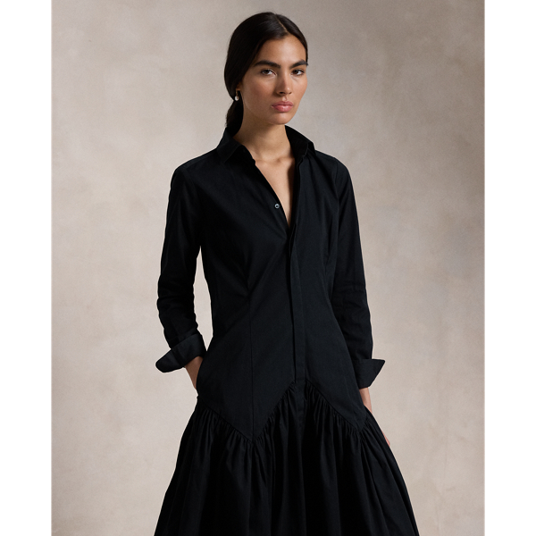 【POLO RALPH LAUREN】Shirred-Yoke Oxfordシュミーズドレス Shirred-Yoke Oxford Shirtdress for Women | Ralph Lauren® BH