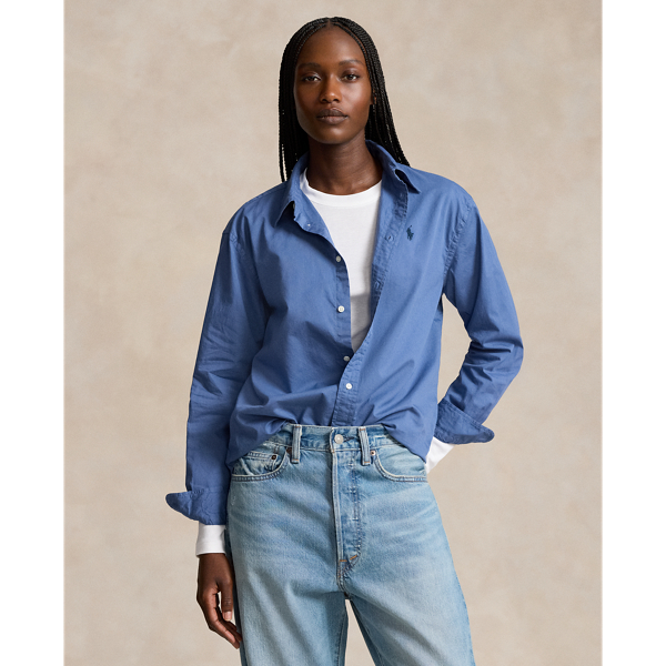 Women s Blue Polo Ralph Lauren Shirts Blouses Ralph Lauren