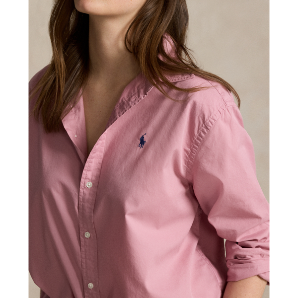 Oversize Fit Cotton Twill Shirt