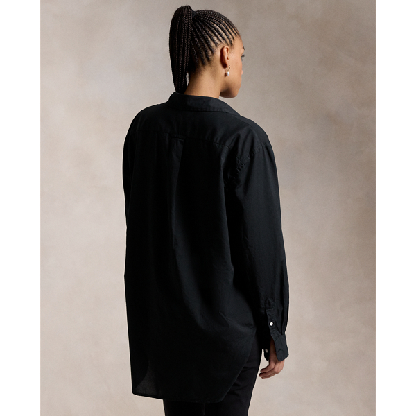 Übergroßes Hemd aus Baumwolltwill