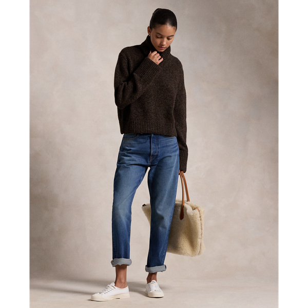 [폴로] Wool-Cashmere Turtleneck Sweater