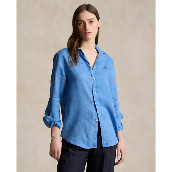高評価レビュー Relaxed Shirt Linen Fit トップス