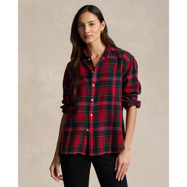 Polo ralph lauren women's plaid shirt best sale