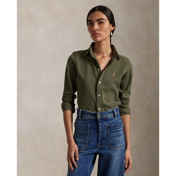 Ralph lauren green blouse hotsell