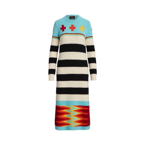 PRL X Naiomi Glasses★100% Wool Long Court★人気早期完売 PRL x Naiomi Glasses Wool-Blend Dress for Women | Ralph