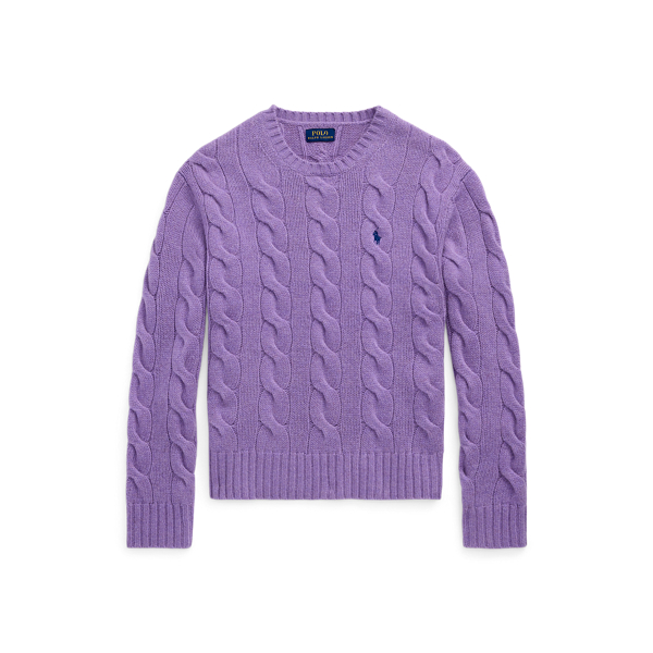 Classic-Fit Zopfmusterpullover