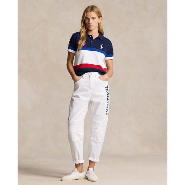 White Team USA Closing Ceremony Jean Polo Ralph Lauren 1