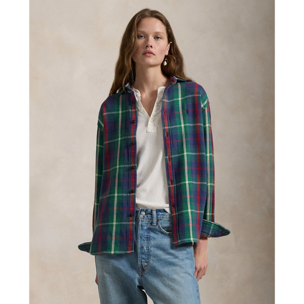 Women s Plaid Shirts Blouses Ralph Lauren IS