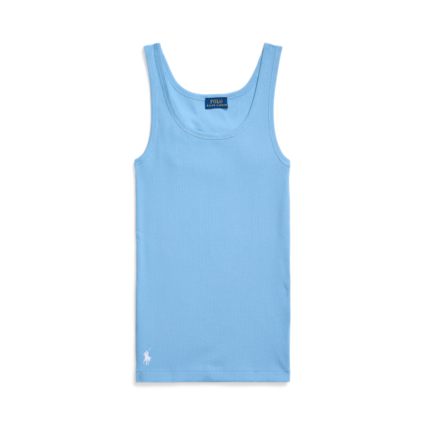 Geripptes Tanktop aus Baumwolle