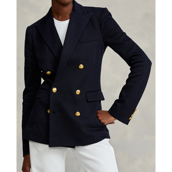 Zweireihiger&nbsp;Jerseyblazer Polo Ralph Lauren in Park-Avenue-Navy 10
