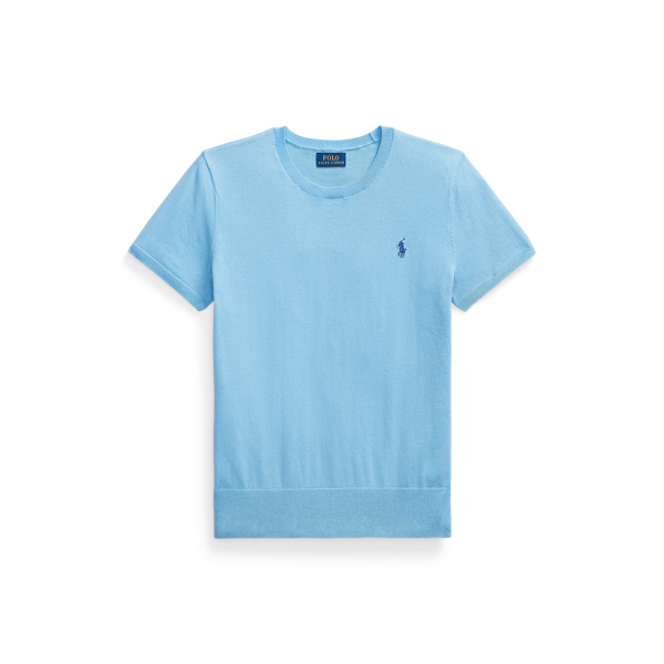 Maglia maniche corte in cotone pettinato