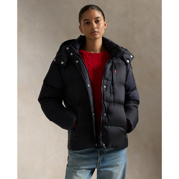 Rl Navy Water-Repellent Quilted Down Jacket Polo Ralph Lauren 1