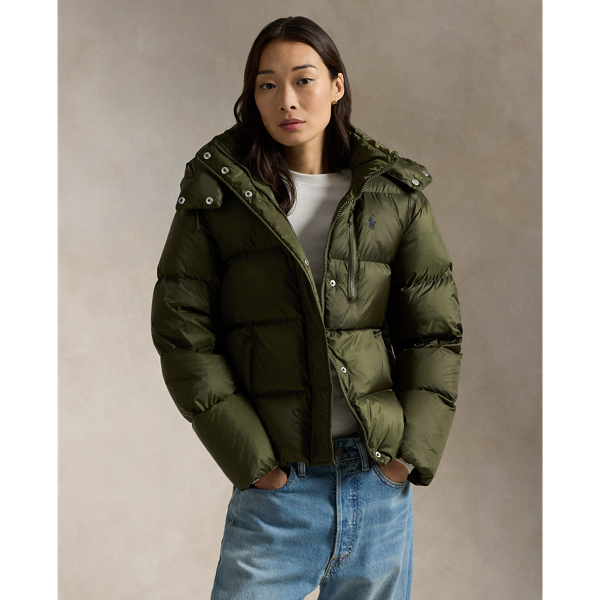 Water Repellent Quilted Down Jacket