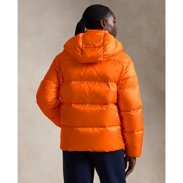 MANGO buy Water-repellent Puffer Coat Jacket Red-orange Sz M - RUNS BIG