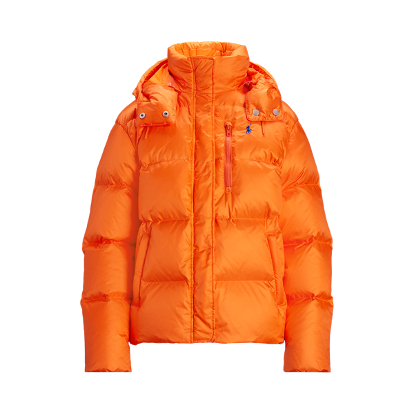 Purchases LAUREN RALPH LAUREN Jacket Orange Hooded Windbreaker L