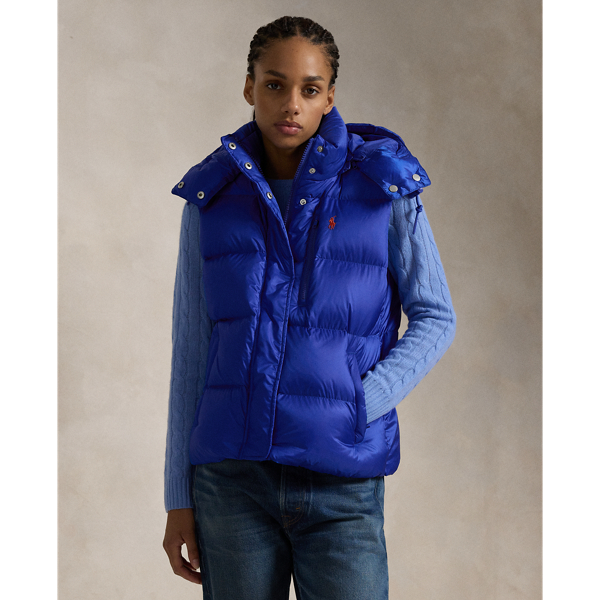 Polo ralph lauren hooded gilet online