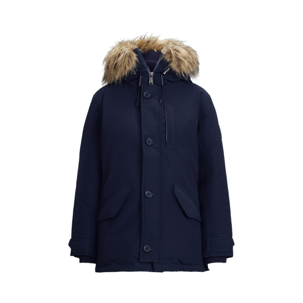 Faux Fur Trim Down Parka