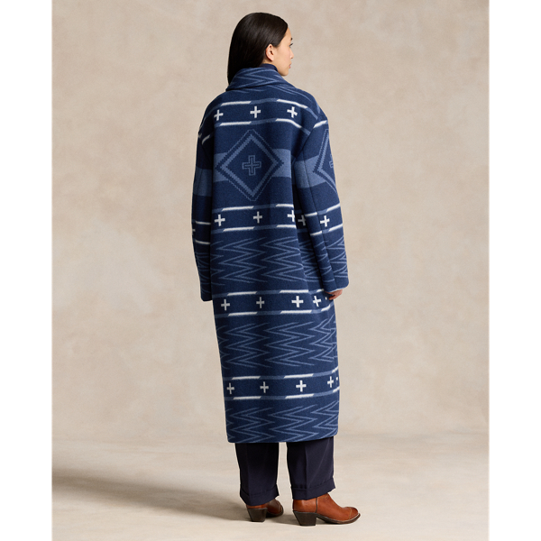 Denim Dazzlin Darlin PRL x Naiomi Glasses Wool Coat Polo Ralph Lauren 5
