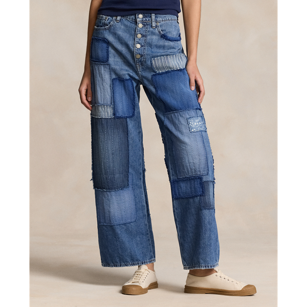 High-Rise Wide-Leg Crop Jean