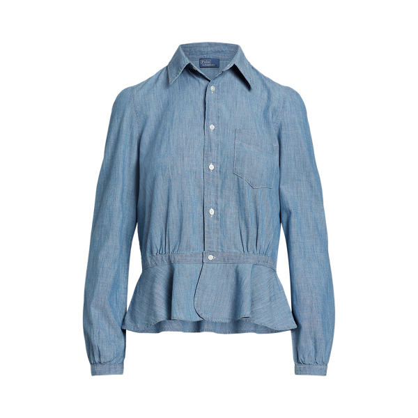 Chambrayhemd mit Sch&ouml;&szlig;chen Polo Ralph Lauren in 1