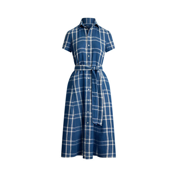 Belted Striped Linen Shirtdress for Women | Ralph Lauren® CH